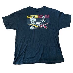 Reebok Super Bowl XLIII 2009 t-shirt Men's XL Pittsburgh Steelers AZ
